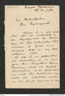 Nachlass Franz Steindachner, Brief von L. von Löczy an Franz Steindachner (07.02.1887), Inv.Nr. 308.01, Seite 1